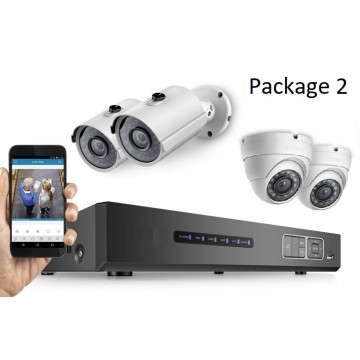 4 Channel Network Camera System Package@ 2